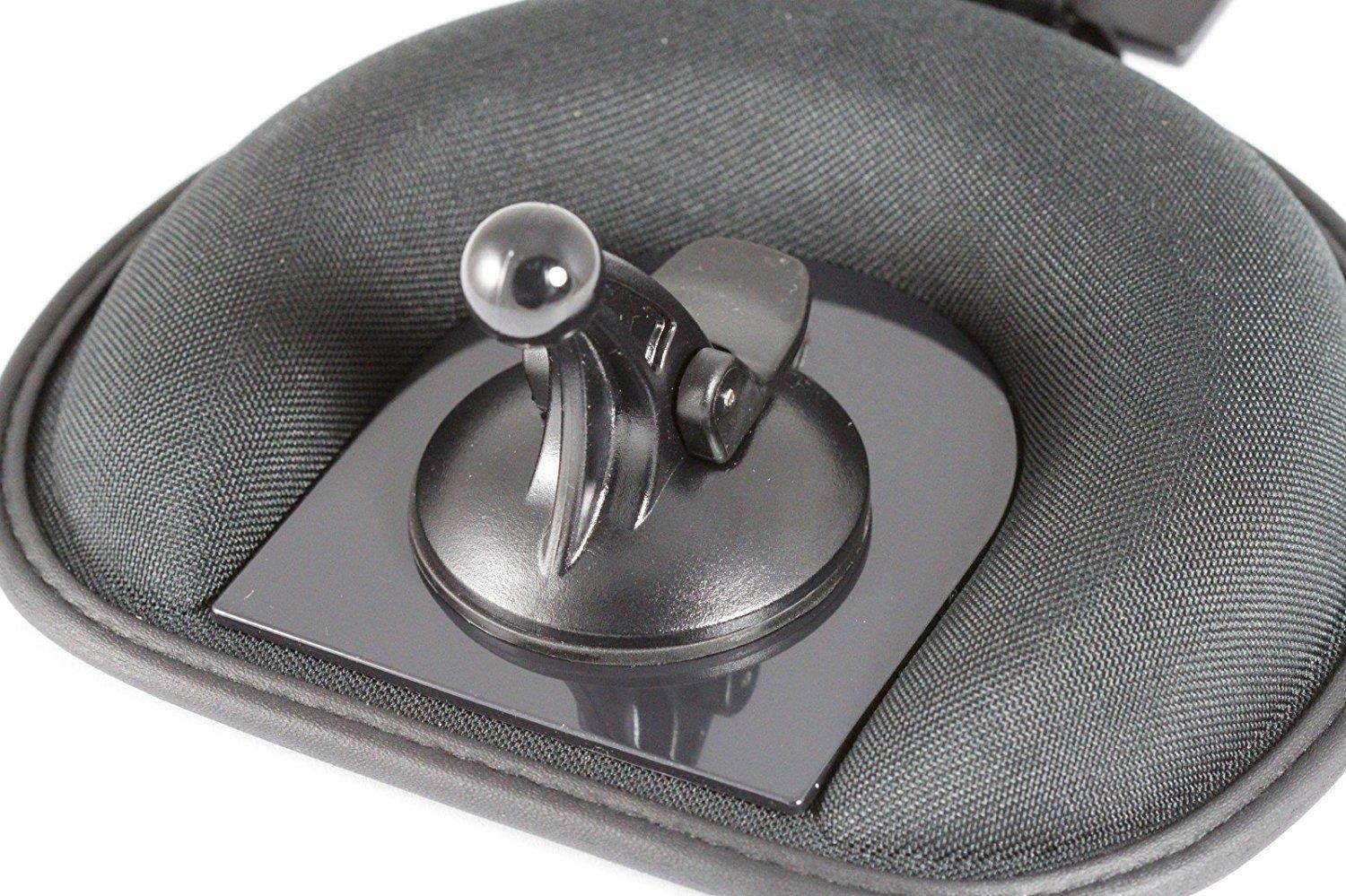 Navitech Dashboard Friction Mount and Suction Mount with GPS Clip Compatible with The Garmin Drive Lux LMT-D