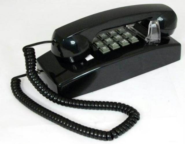 cortelco 255400 vba 20md mini wall phone value line black tone dial single gong ringer