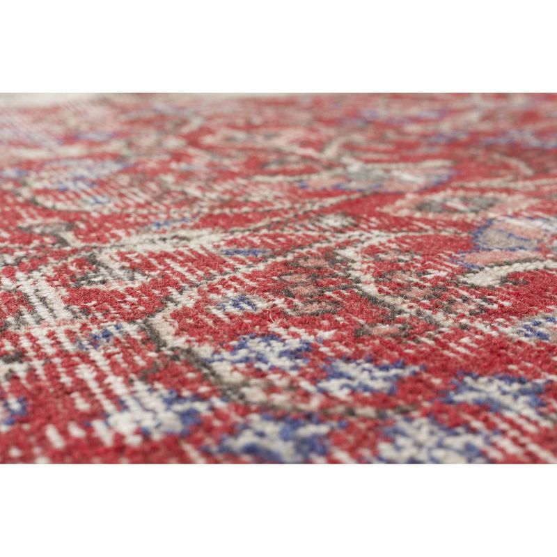 4'7"x8'2" Vintage One-of-a-Kind Swaneus Rug Red - Revival Rugs