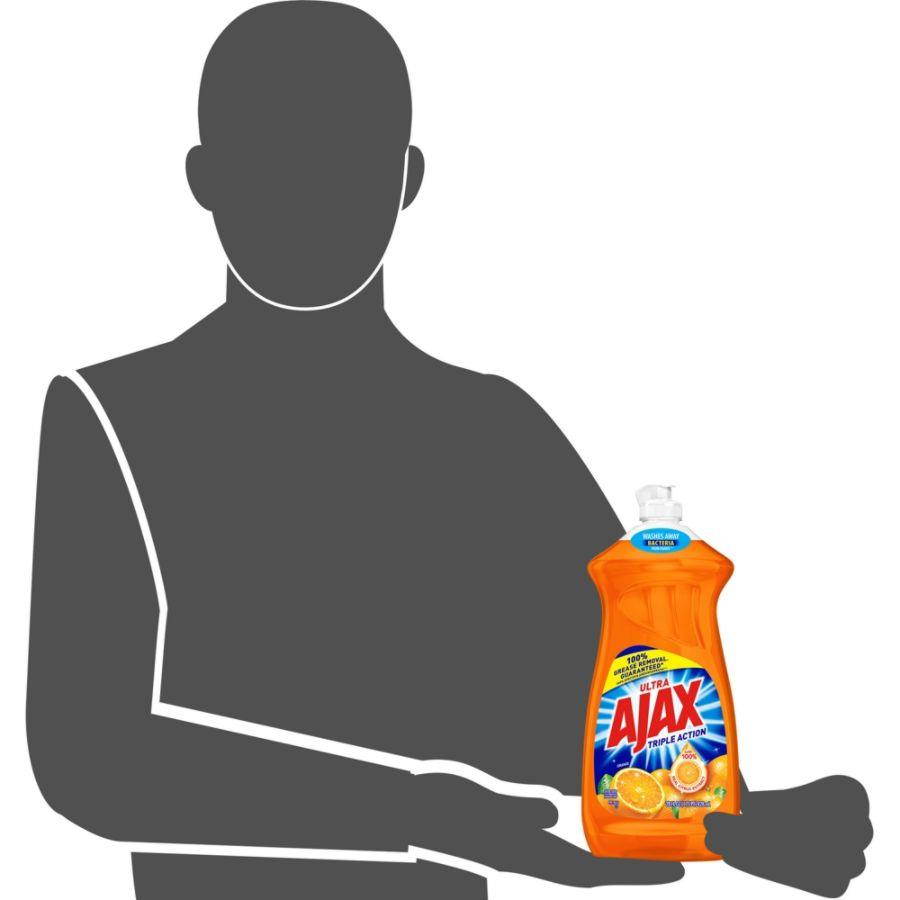 Ajax Dish Detergent Liquid Orange Scent 28 oz Bottle 9/Carton 44678CT