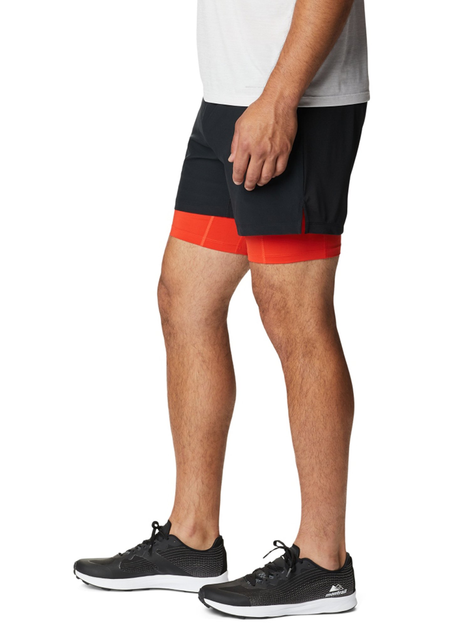 Columbia Men Black M Endless Trail 2in1 Shorts