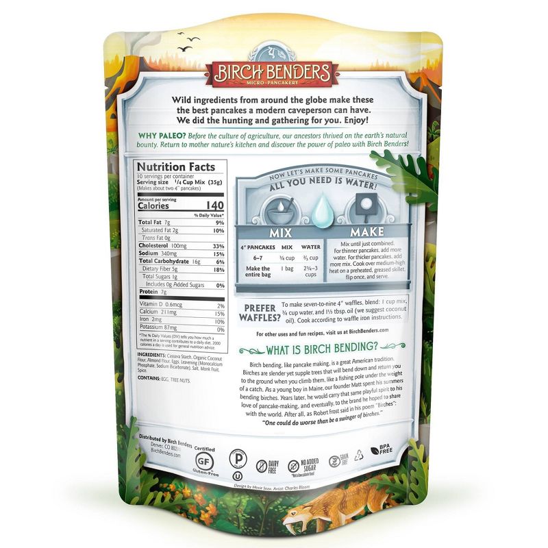 Birch Benders Gluten Free Paleo Pancake Mix - 12oz