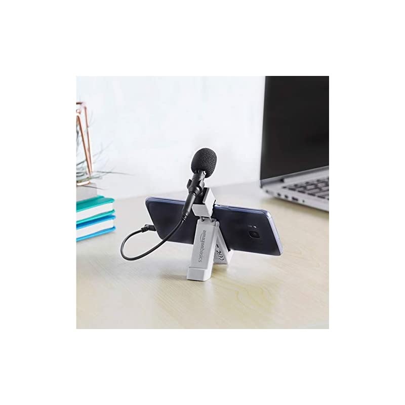 Basics Microphone for Smartphones with Clip - White
