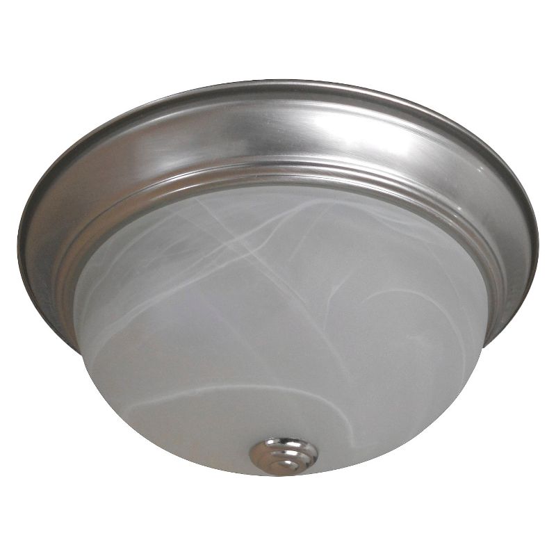 Yosemite 2 Light Flush Mount - Satin Nickel