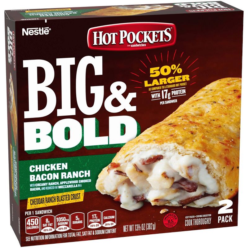 Hot Pockets Big & Bold Chicken Bacon Ranch