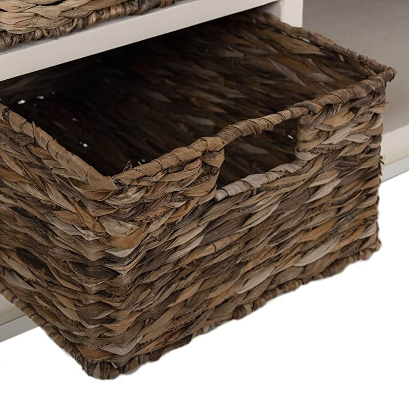 Home Collection Rooney Entertainment TV Unit, Vintage White