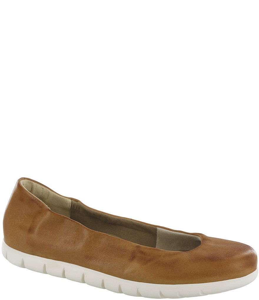SAS Radiant Leather Ballerina Slip-Ons