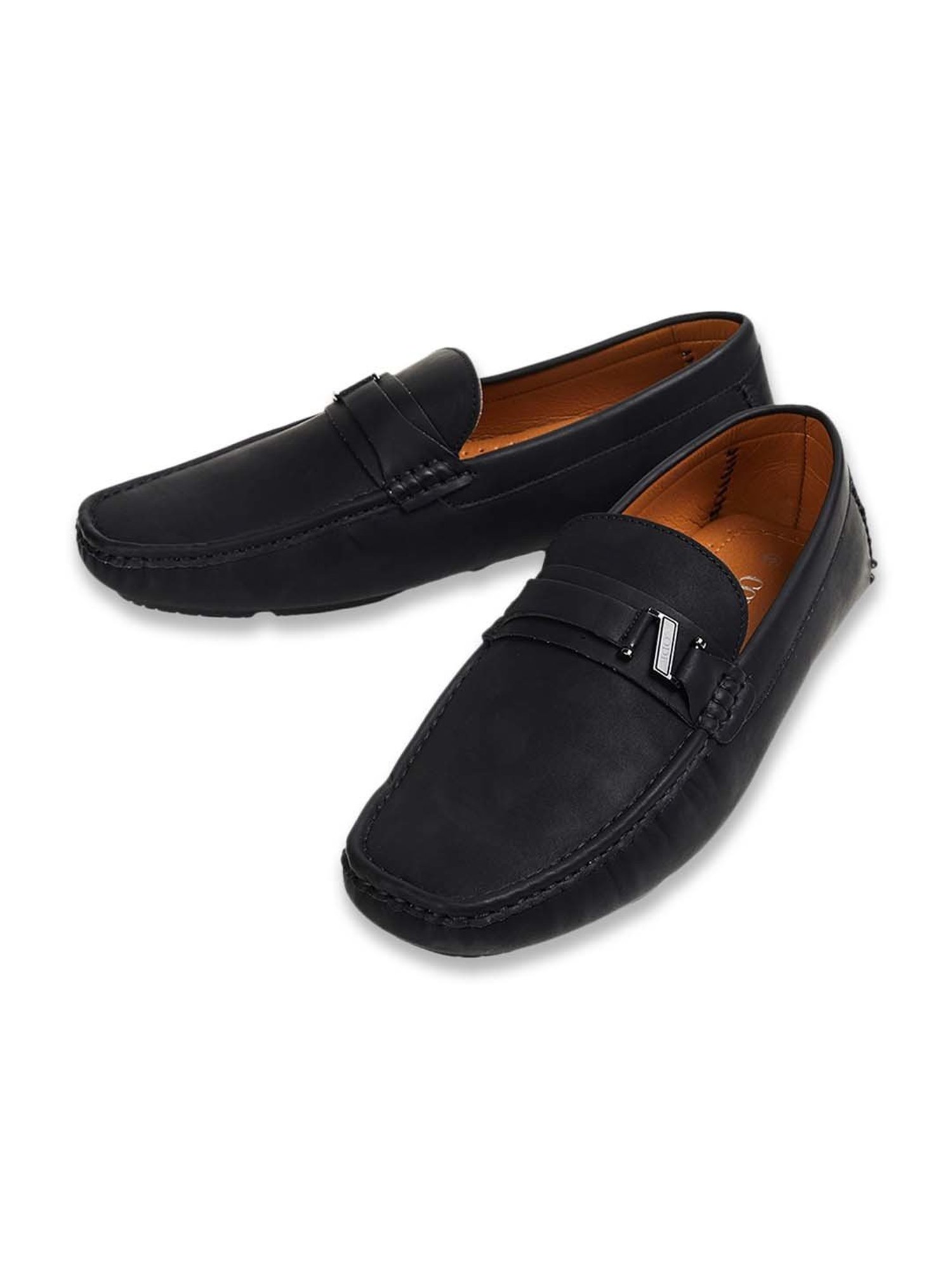 Code by Lifestyle Men's Black Casual Loafers