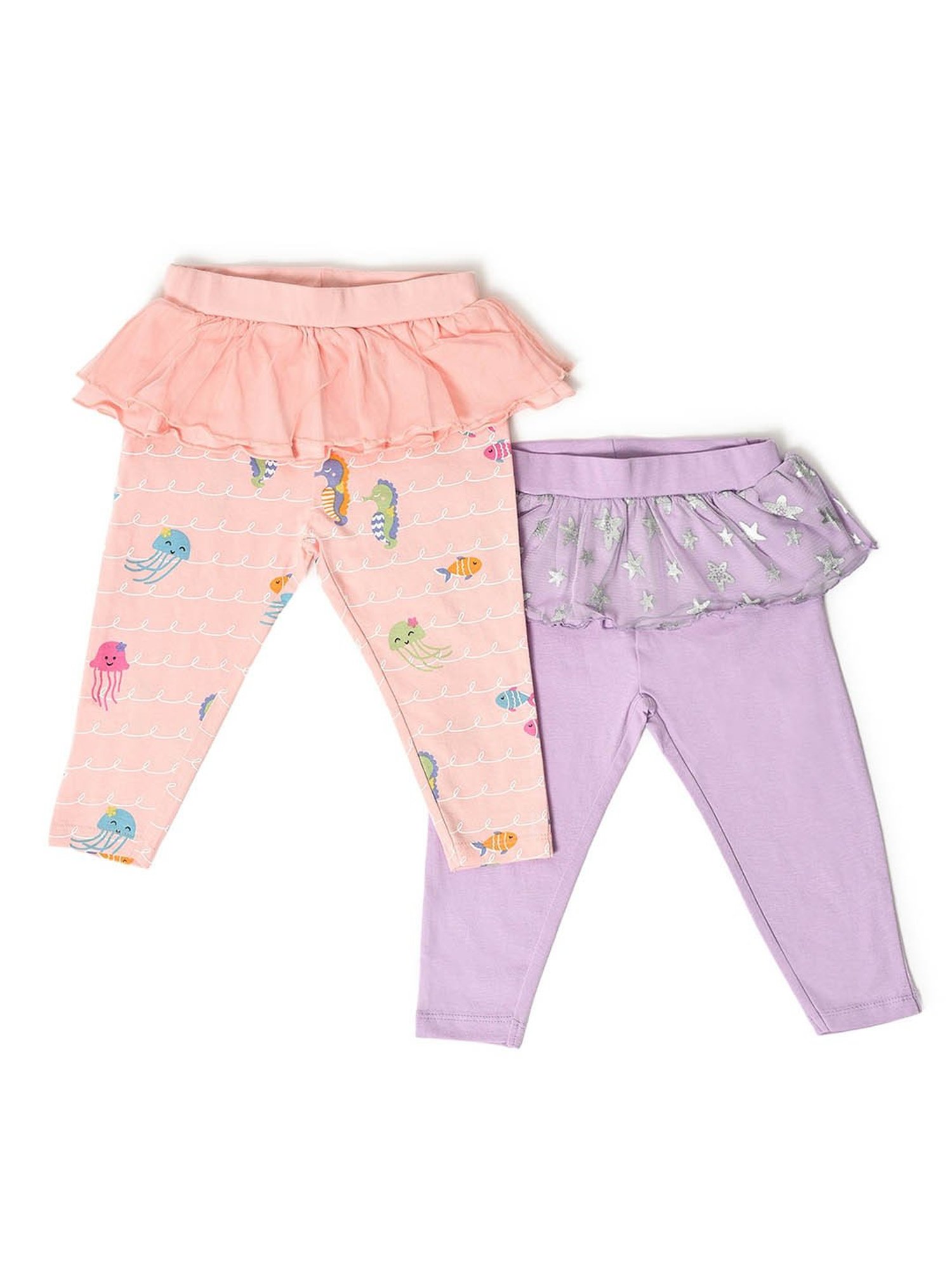 Nino Bambino Kids Multicolor Printed Leggings