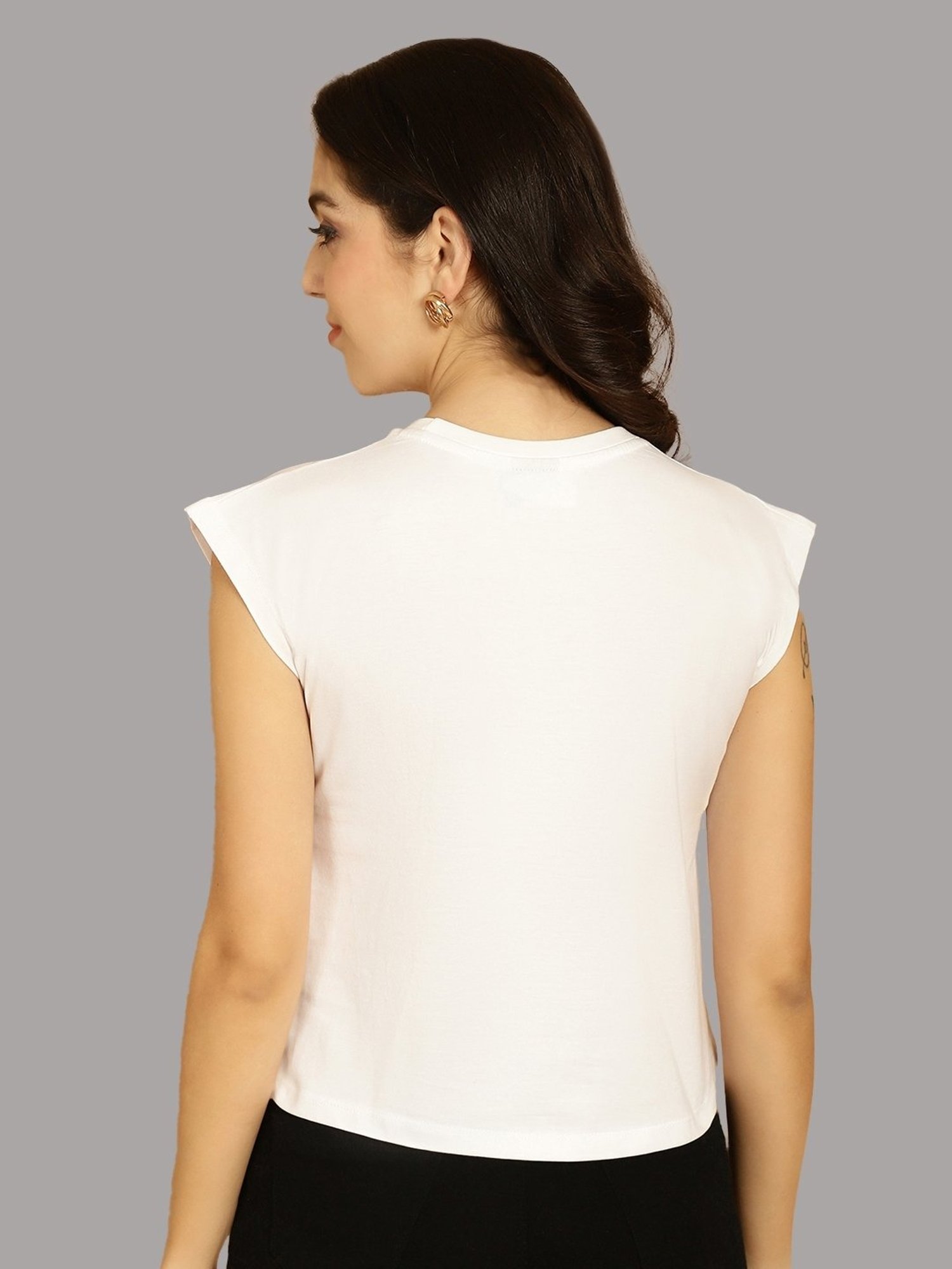 Friskers White & Yellow Slim Fit Sports T-Shirts - Pack Of 2