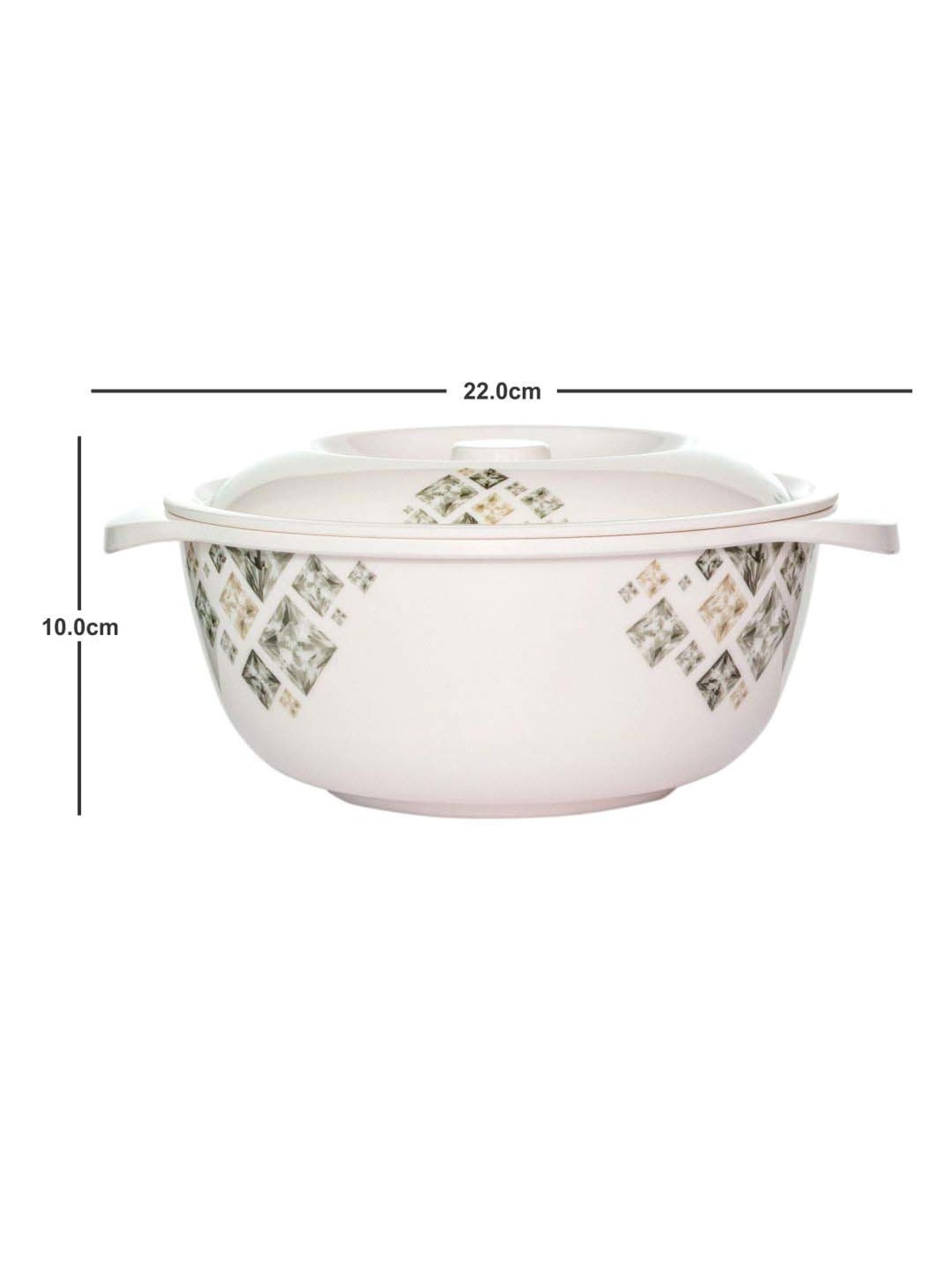 Nirlon Gas Compatible Aluminium Casserole with Bakelite Handle - 2.6 L