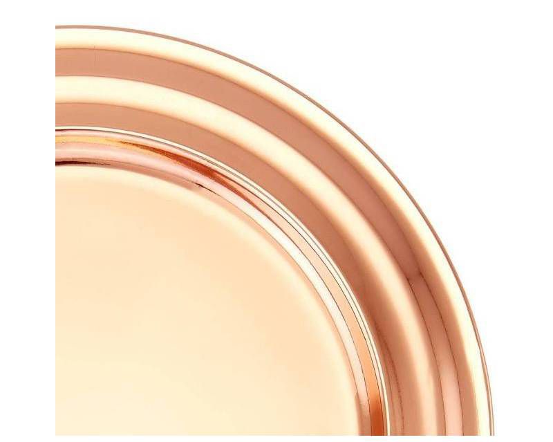 Old Dutch 13" 6pk Copper Collar Charger Plates