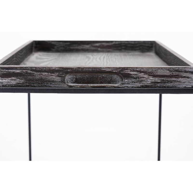 Burnham Home Highlands End Table Dark Gray - Boraam