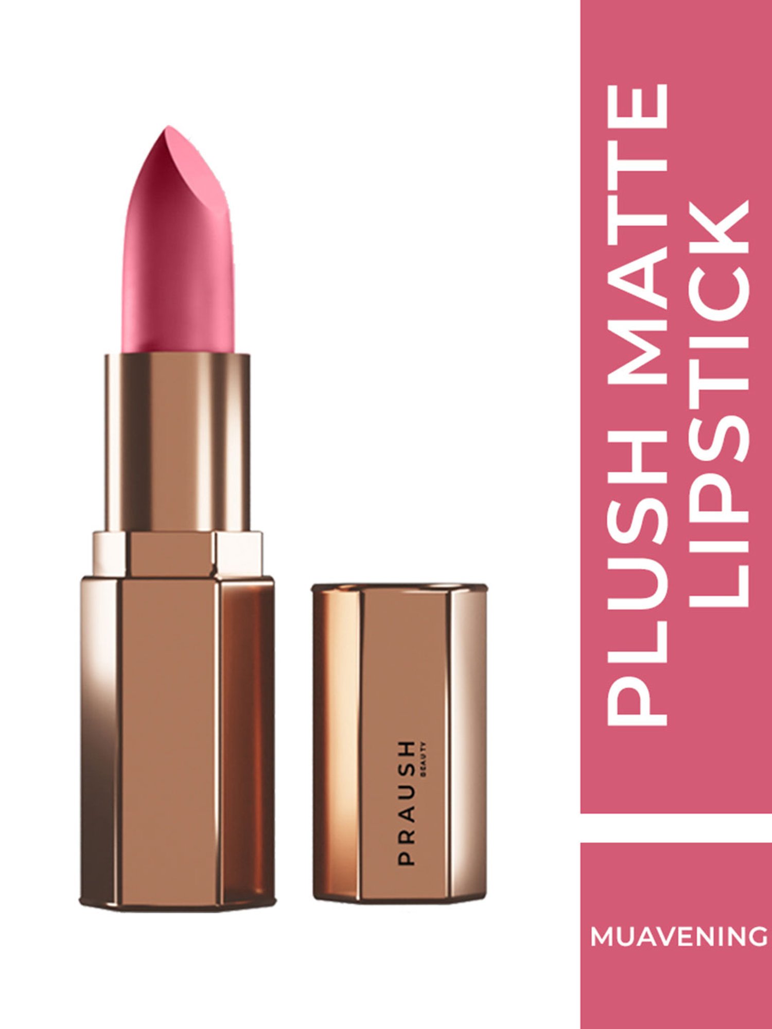Praush Beauty Plush Matte Lipstick Muavening - 5 gm