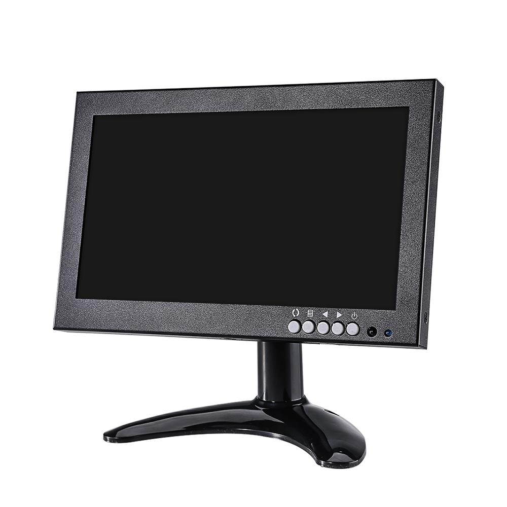 Eyoyo 8" 16:9 HDMI Monitor 1280X720 High-Resolution IPS Full View Display Support HDMI/VGA/AV/BNC/SPEAK Input Built-in Speakers for PC TV CCTV Camera Security Raspberry pi Computer Drone Microscope