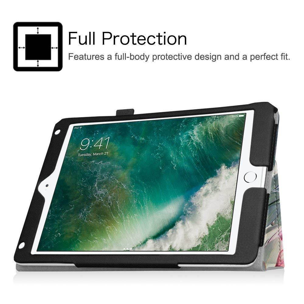 Fintie iPad 9.7 2018/2017, iPad Air 2, iPad Air Case - [Corner Protection] Premium Vegan Leather Folio Stand Cover, Auto Wake/Sleep for Apple iPad 6th/5th Gen, iPad Air 1/2, Protea Paradise