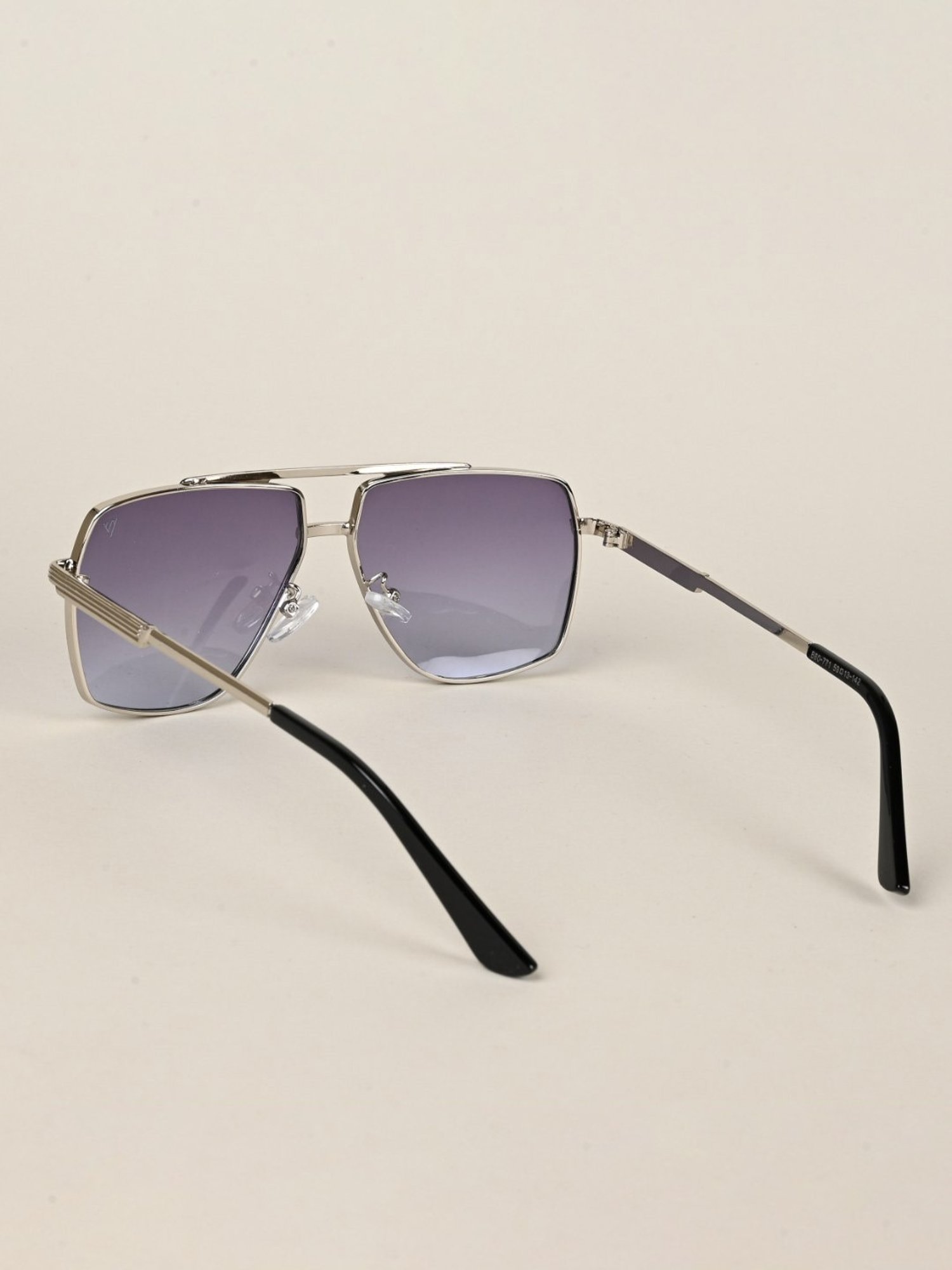 Voyage Grey Aviator UV Protection Unisex Sunglasses