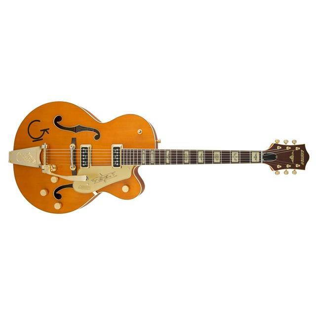 Gretsch G6120T '55 Chet Atkins Guitar, Vintage Orange Stain Lacquer #2401357822