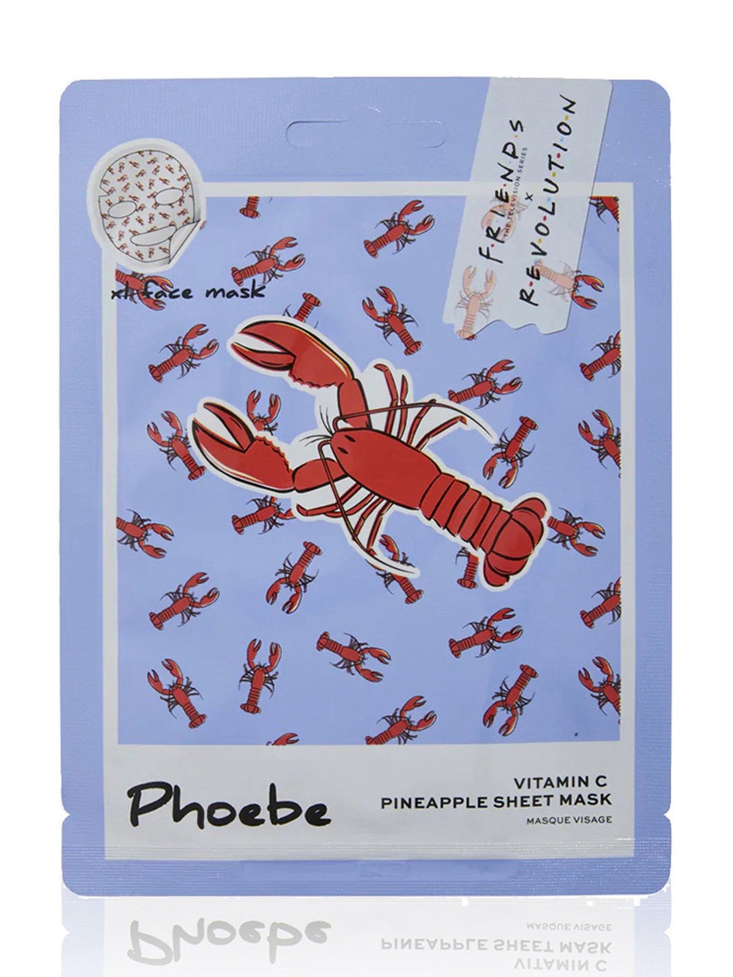 Makeup Revolution X Friends Phoebe Pineapple Sheet Mask