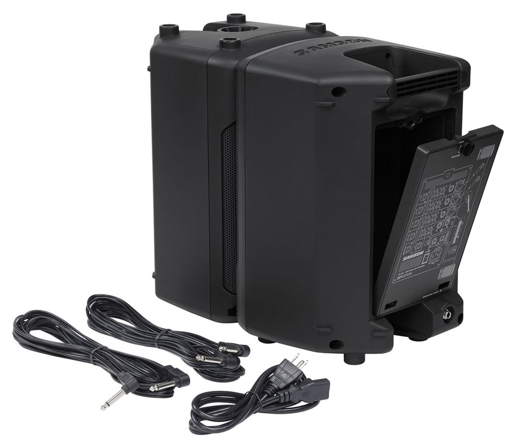 Samson 6" Portable YouTube Karaoke Machine/System+2 Mics+6-Ch Mixer+Laptop Stand