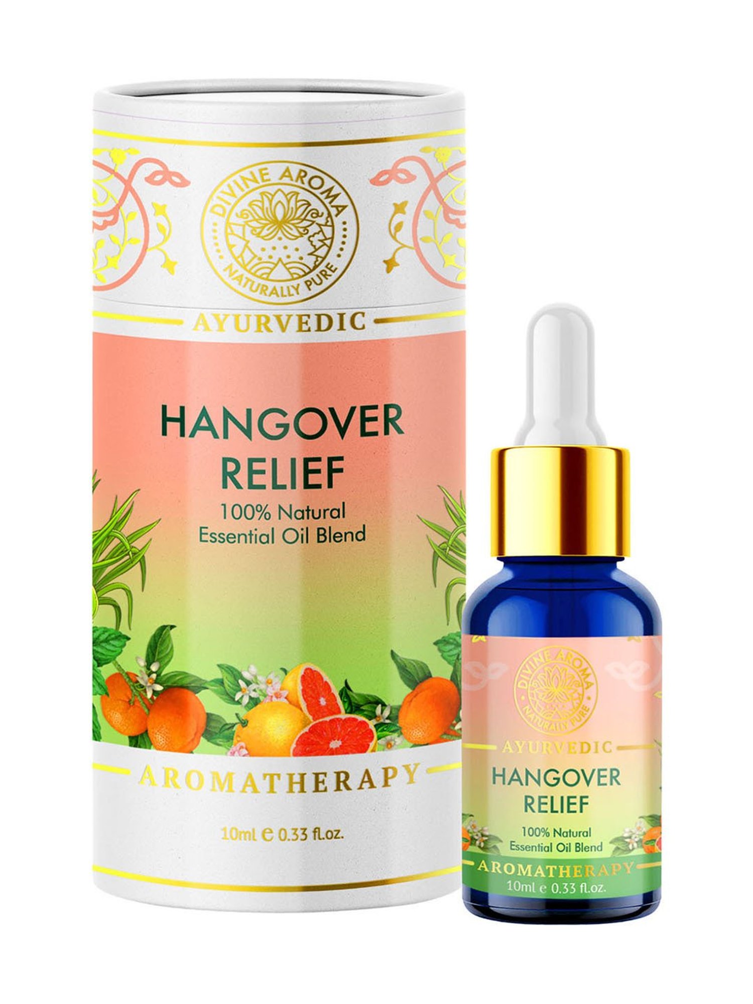 Divine Aroma Hangover relief Essential Oil Blend - 10 ml