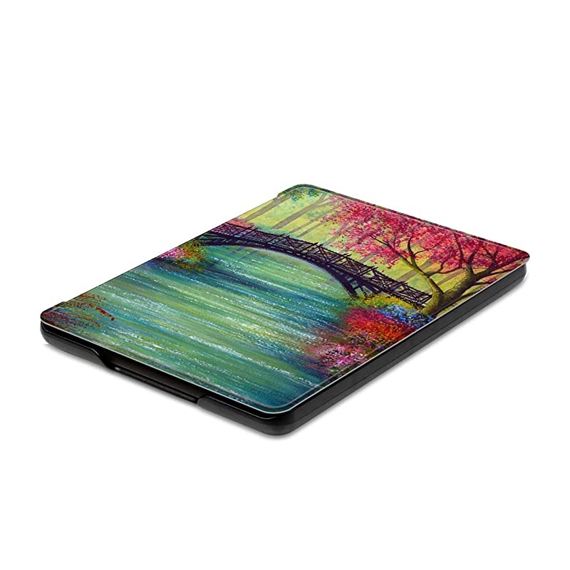 Case for Kindle Paperwhite 10th Gen 2018,Thinnest Light Shell Smart Cover with Auto Wake/Sleep for All-New  Kindle Paperwhite 6 Inch 2018 Release, Bridge