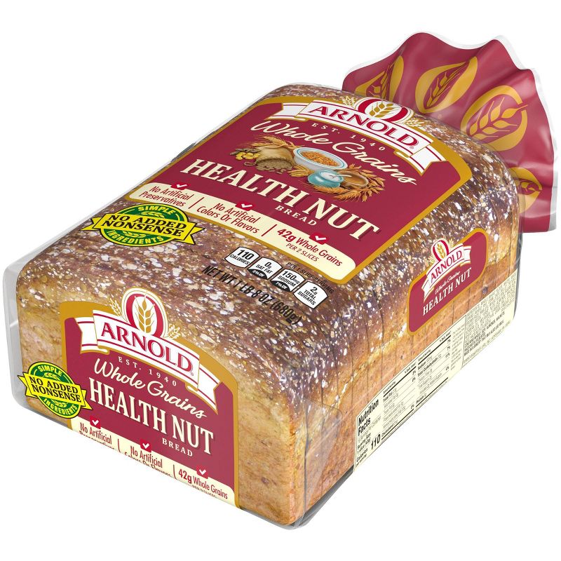 Arnold 100% Health Nut Bread - 24oz