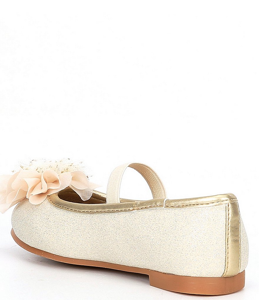 Copper Key Girls' Surely-T Glitter Ballet Flats (Infant)