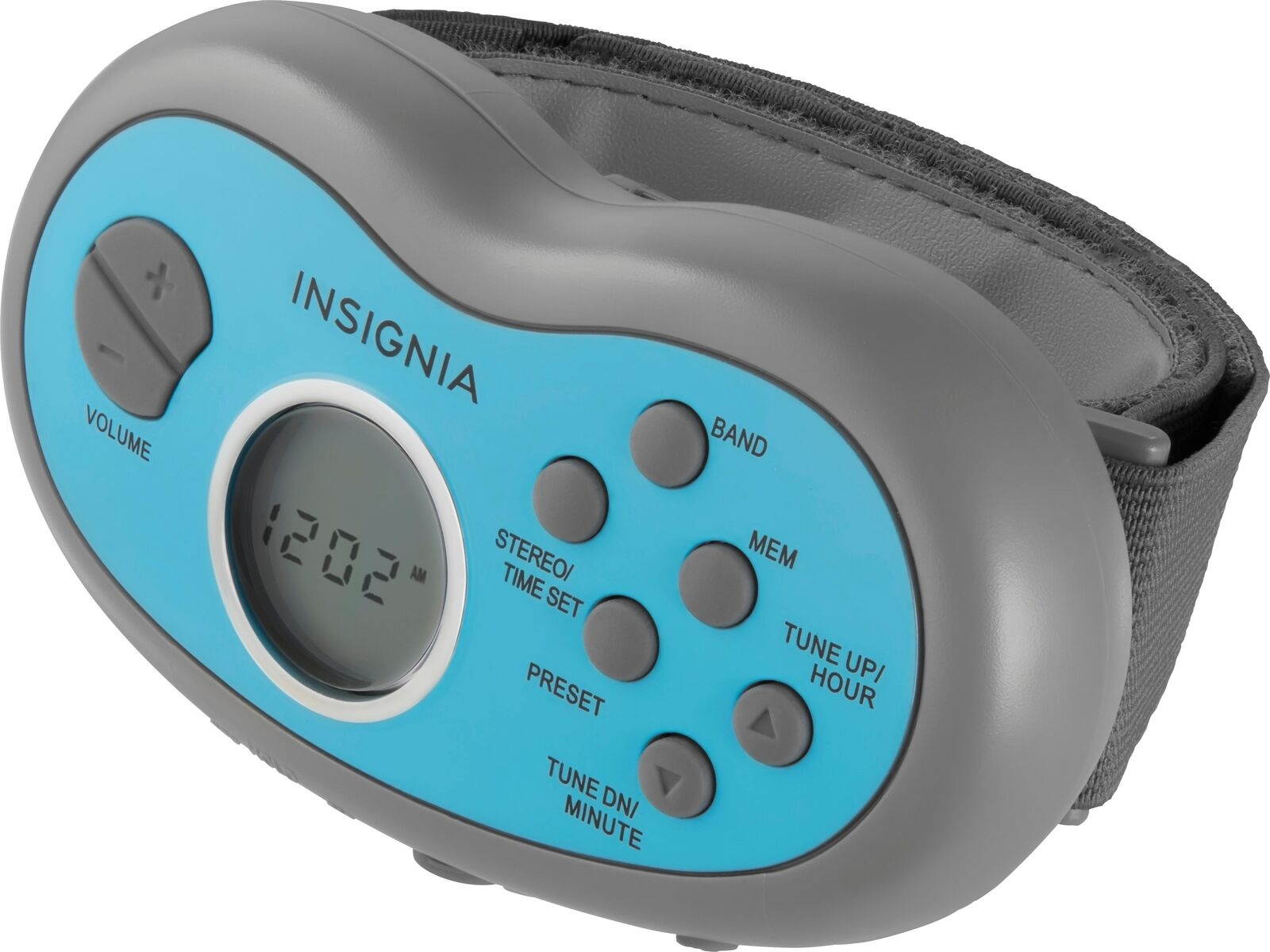 insignia ns-r5111a - portable digital am/fm radio - gray