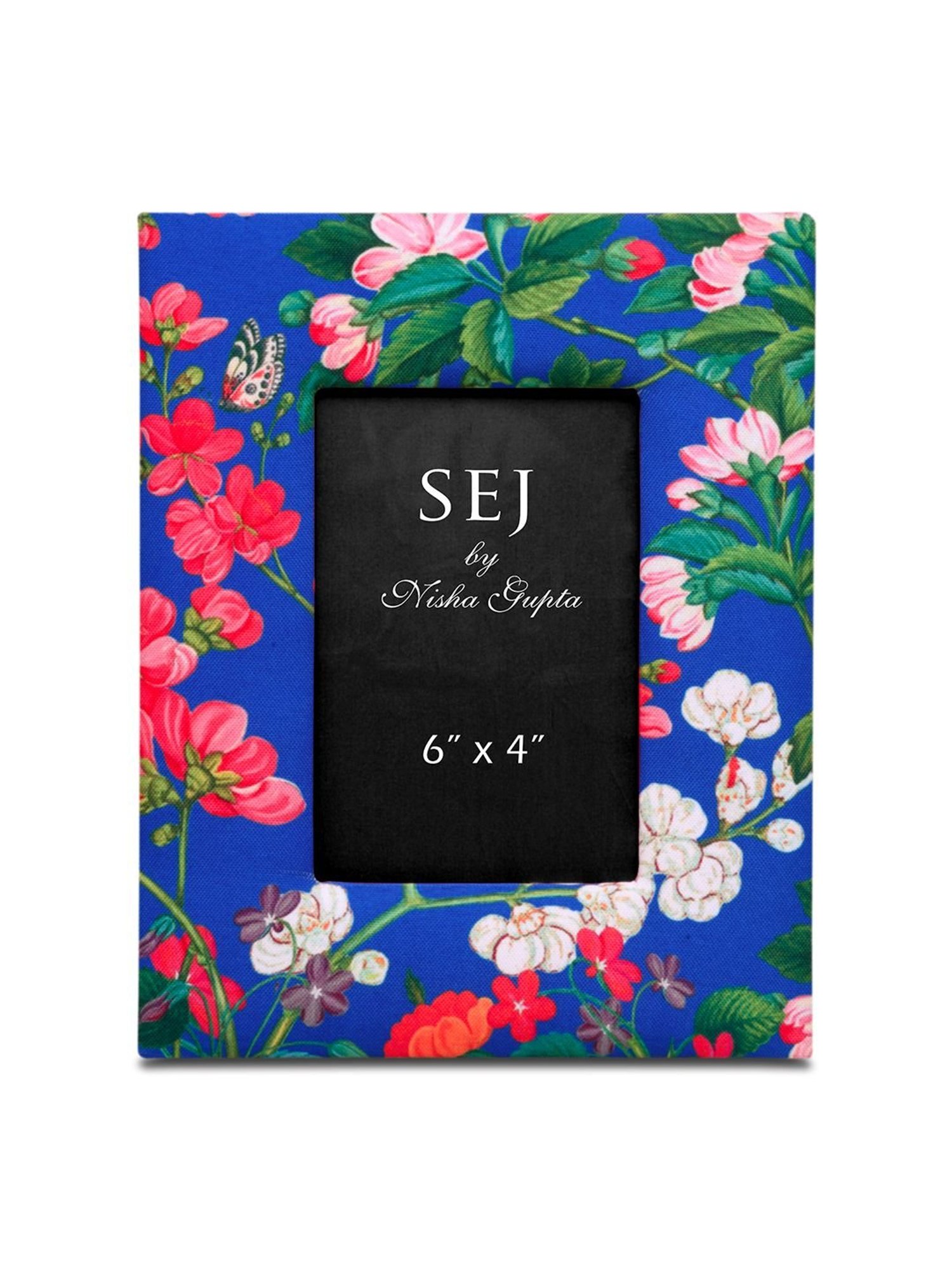SEJ by Nisha Gupta Blue Wooden Photo Frame