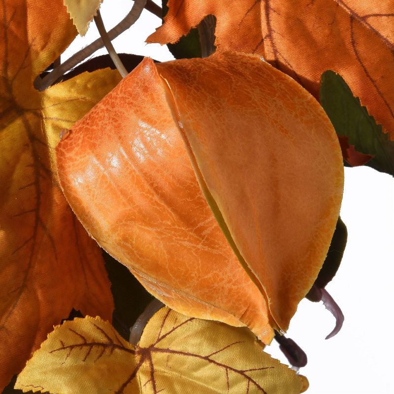 National Tree Company Sunflower Garland Red/Orange (72")