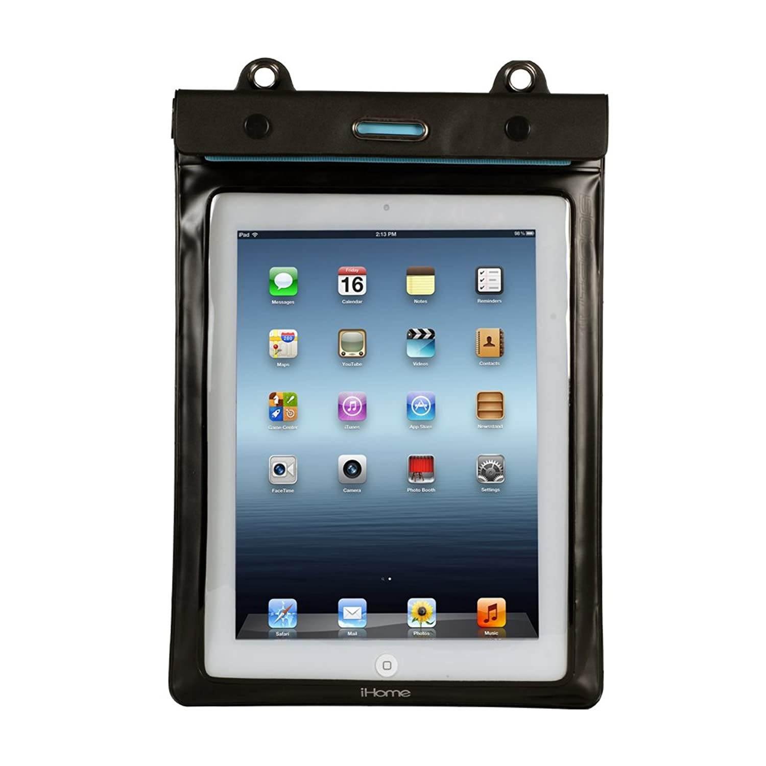 iHome IH-IP1133B Waterproof Sport Case for iPad 2/3/4, Black