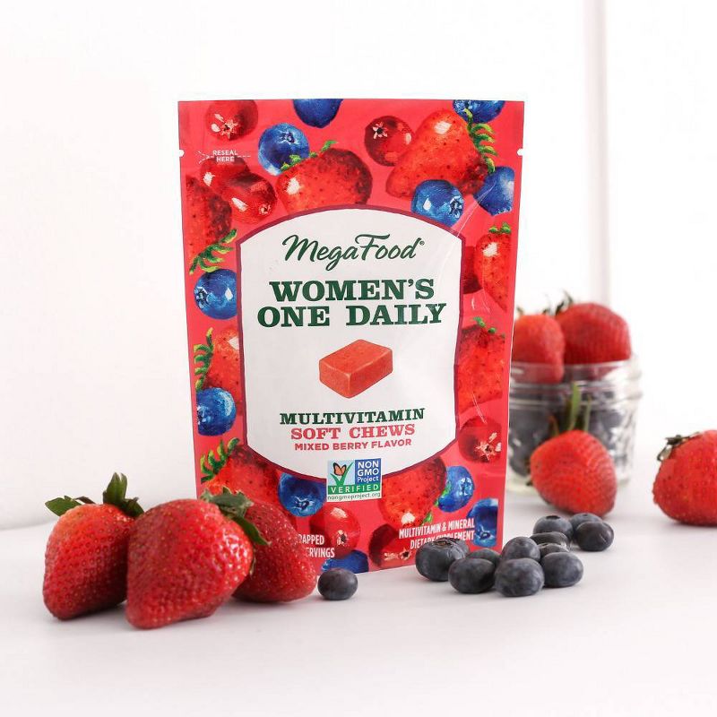 MegaFood Women's Multivitamin Soft Chews - Mixed Berry - 30ct