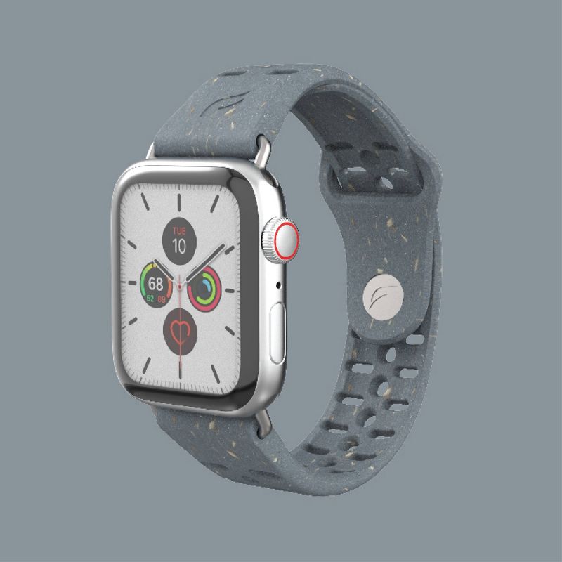 Pela Eco-Friendly Apple Watch Bands Series 3/4/5/6/SE 42/44mm - Shark Skin Gray