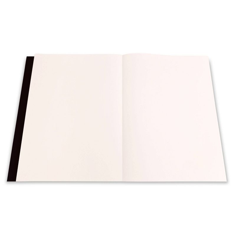 Blank Sketchbook 8"x 11.41" Black- Piccadilly