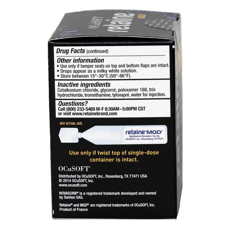 OCuSOFT Retaine Lubricant Eye Drops - 30ct