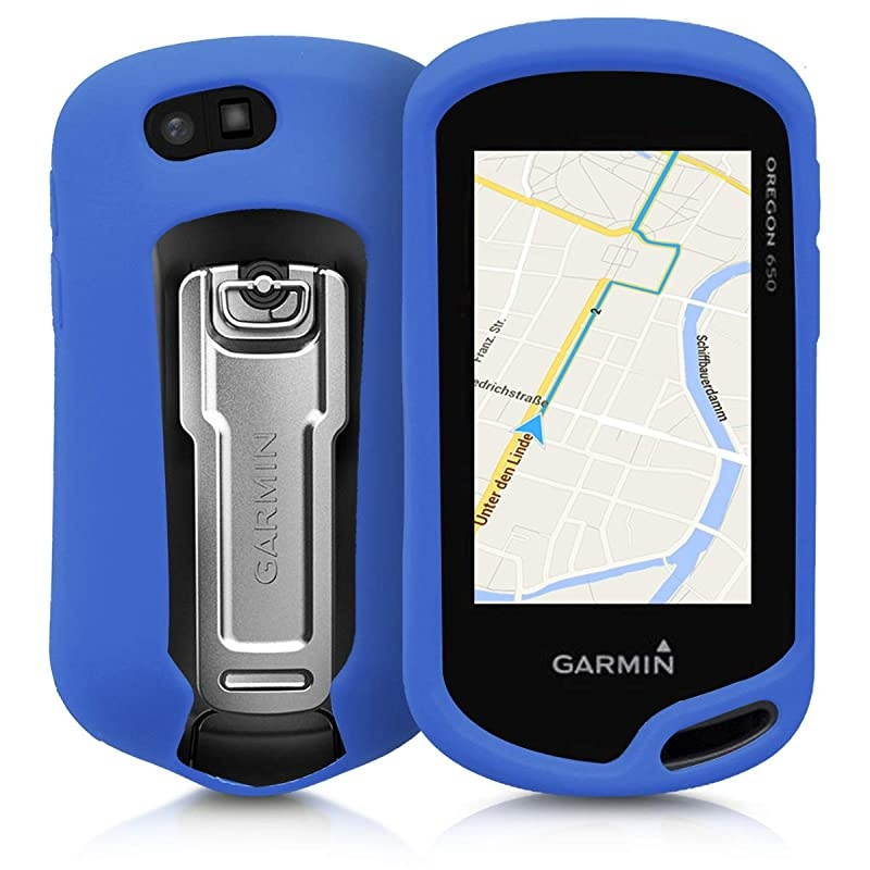 Case Compatible with Garmin Oregon 700 / 750t / 600/650 - GPS Handset Navigation System Soft Silicone Skin Protective Cover - Blue