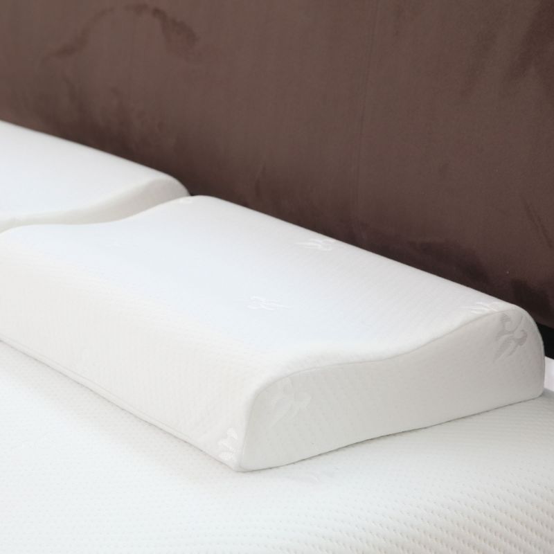 Contour Comfort Gel Memory Foam Pillow White - Bluestone