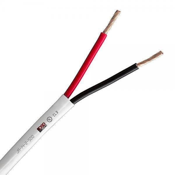 OSD 14 Gauge 2-Conductor 500FT UL CL3 Rated Oxygen Free In Wall Speaker Wire Pure Copper, Direct Burial Graded