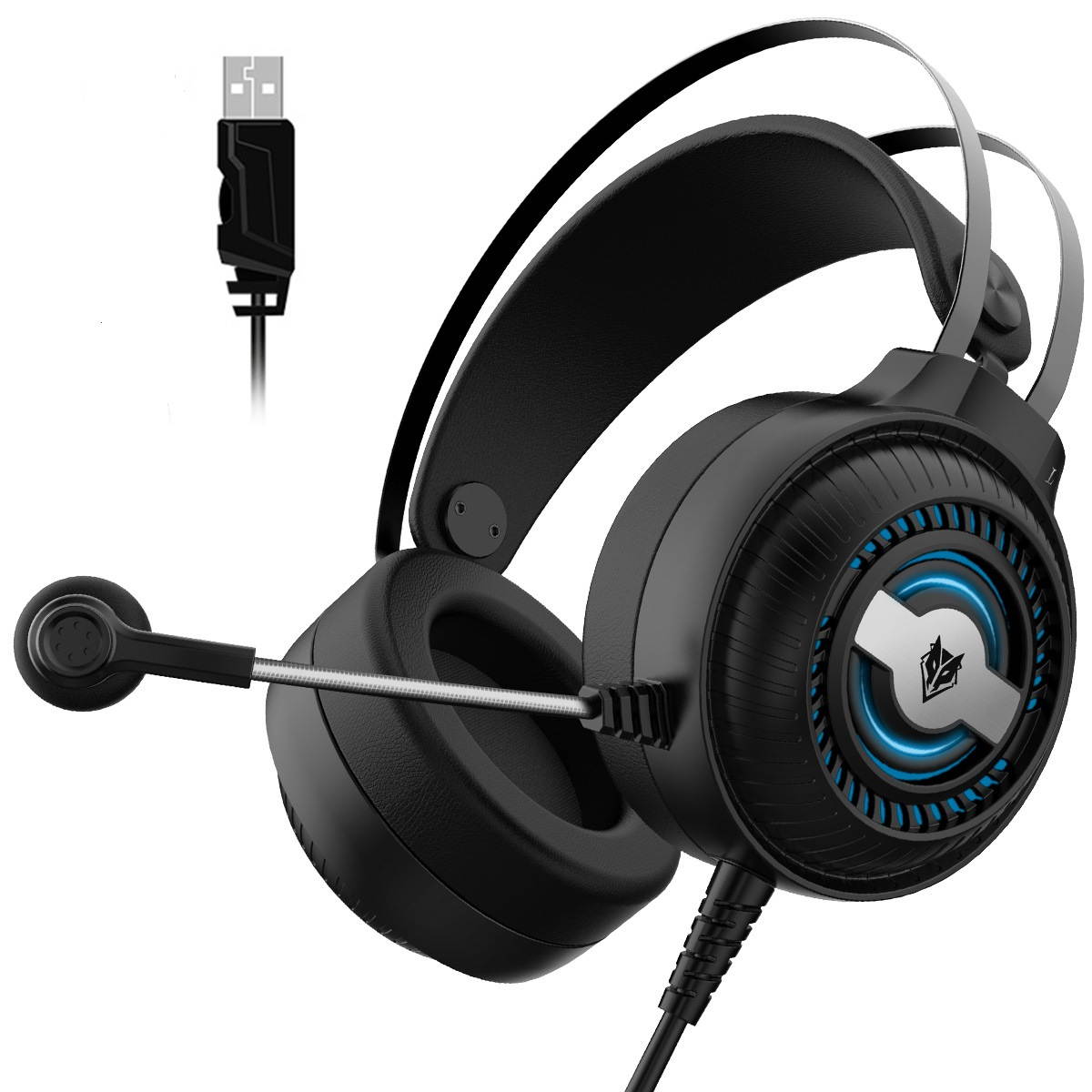 Gaming Headset for PS5 Playstation 5, 3.5MM Headphones Computer PC Mic Stereo Fortnite Gamer Microphone for Skype PS4 Laptop Xbox ONE X / S Nintendo Switch Games