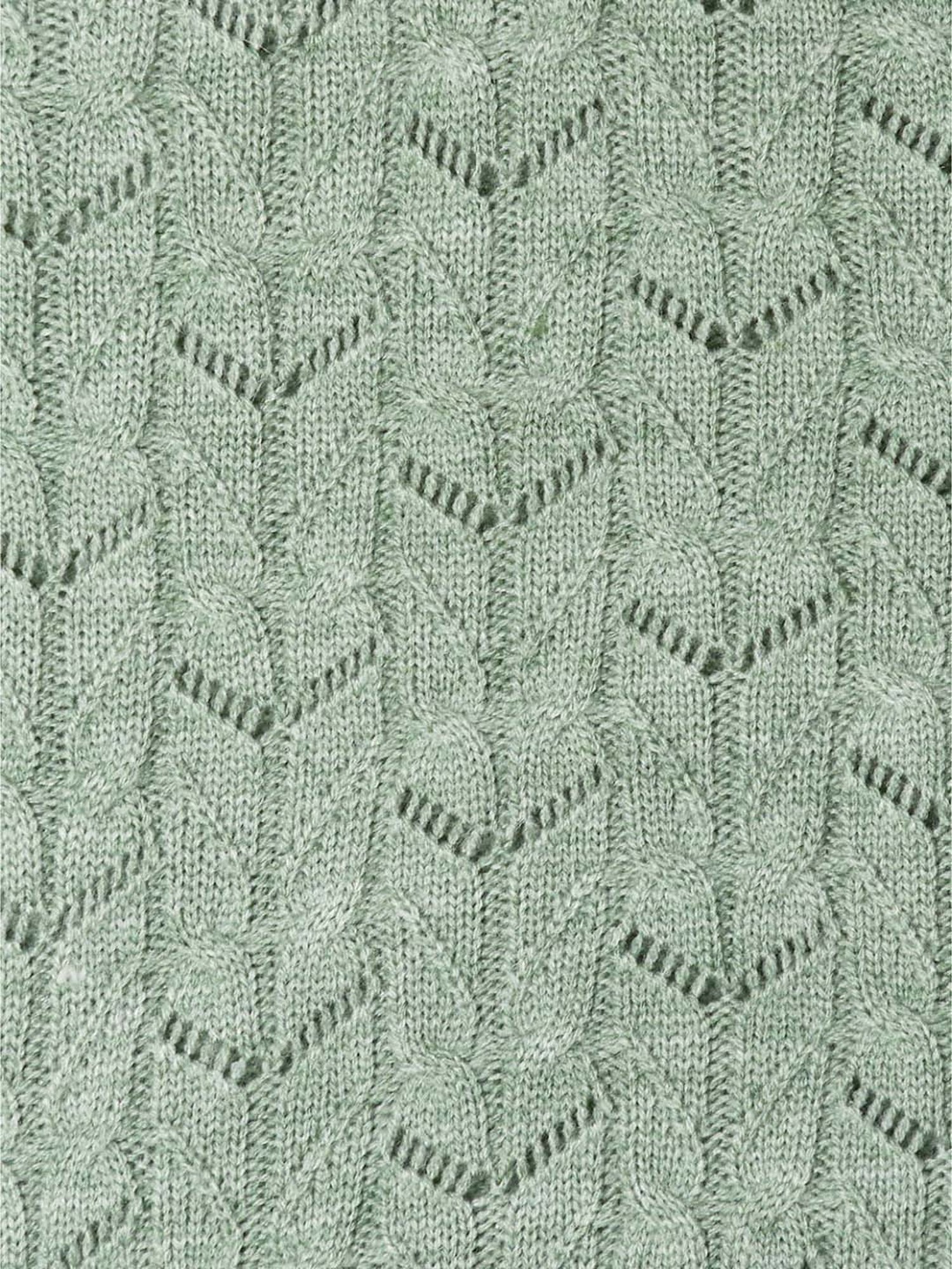 Honey by Pantaloons Green Self Pattern Sweater