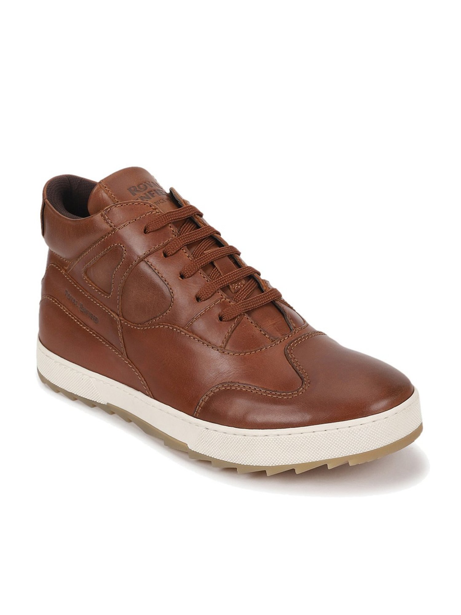 Royal Enfield Men's RAMBLE Brown Casual Sneakers