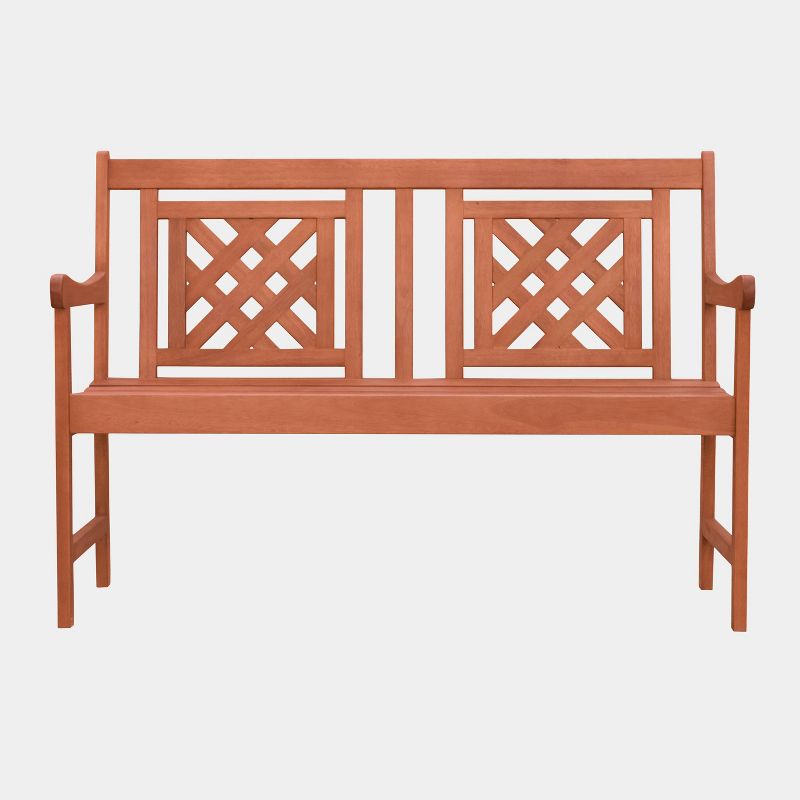 Malibu 4pc Wood Outdoor Patio Dining Set - Tan - Vifah