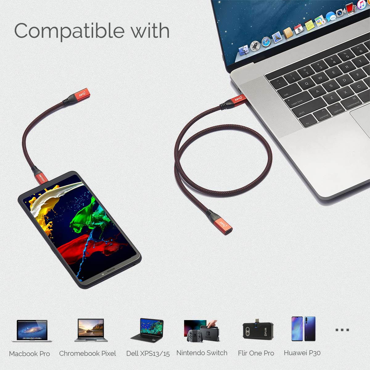 Micro Connectors 8-Inch USB 3.1 Type C to USB 3.0 Type A Female Adapter (E07-174-OTG)