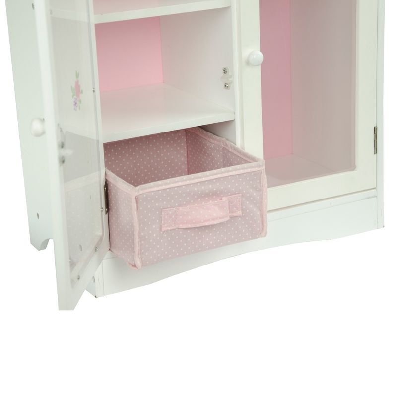 Olivia's Little World - Little Princess 18" Doll Furniture - Fancy Closet with 3 Hangers