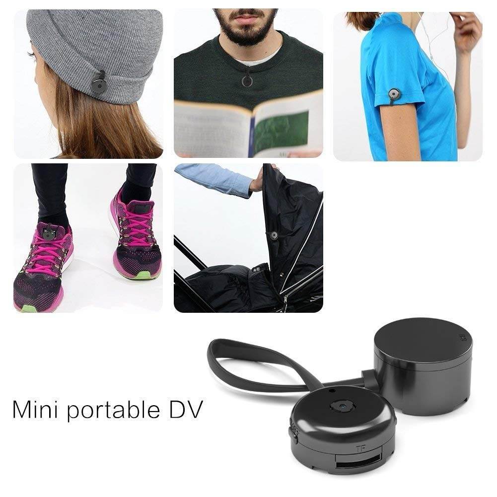 Mini Magnetic Attraction Camera, HD 1080P Smallest Nanny Camera Portable Video Recorder with Motion Detective Perfect Outdoor Pocket Camcorder  A11