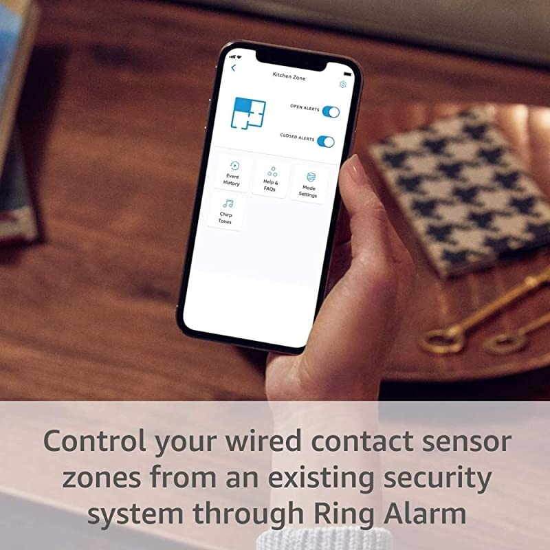Retrofit Alarm kit with all-new  Alarm 5-piece kit &ndash; existing wired security system required, professional installation recommended