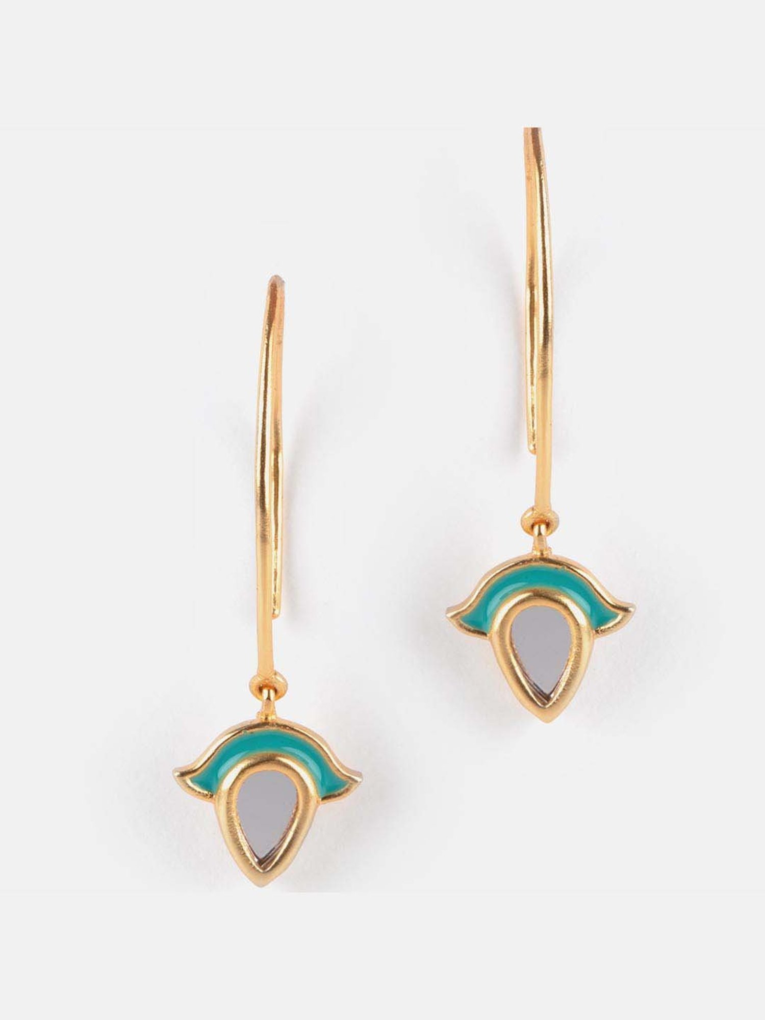 Clara 92.5 Sterling Silver Lily Earrings for Women