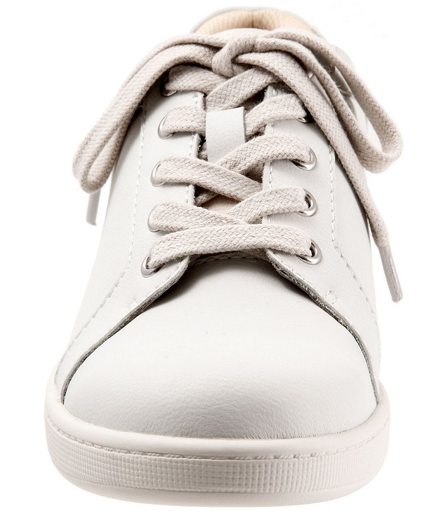 Trotters Adore Leather Lace-Up Sneakers