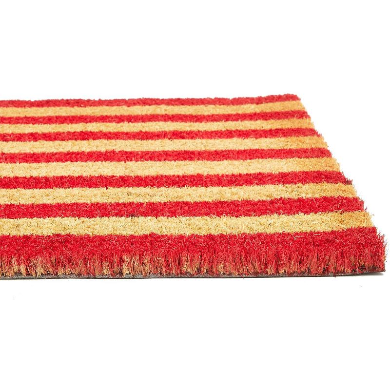 Evergreen Flag Cambridge Welcome Burlap Sassafras Switch Mat - 22" Long x 10" High